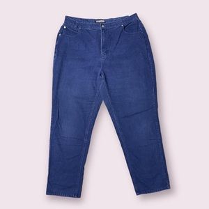 Vintage Memphis Blue Plus Size Denim Jeans
